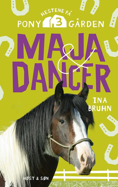 Maja og Dancer – omslag til lydbogen af Ina Bruhn