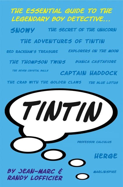 Tintin – omslag til lydbogen af Jean Marc Lofficier, Randy Lofficier