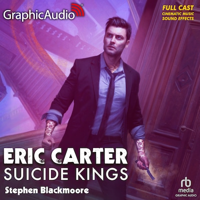 Suicide Kings [Dramatized Adaptation] – omslag til lydbogen af Stephen Blackmoore