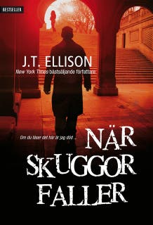 När skuggor faller – omslag till ljudboken av J.T. Ellison