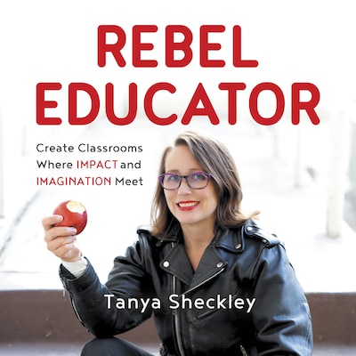 Rebel Educator – omslag til lydbogen af Tanya Sheckley