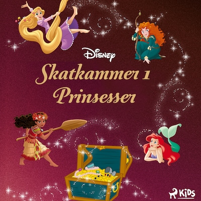 Disney skatkammer 1 - Prinsesser – omslag til lydbogen af Disney