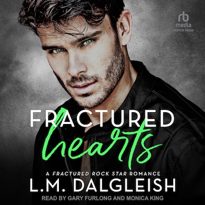 Fractured Hearts – omslag til lydbogen af L. M. Dalgleish