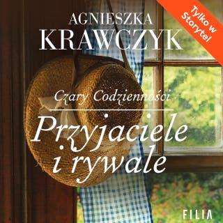 Przyjaciele i rywale – okładka audiobooka, autor Agnieszka Krawczyk
