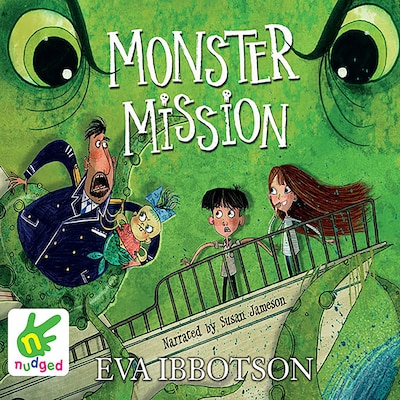 Monster Mission – omslag til lydbogen af Eva Ibbotson