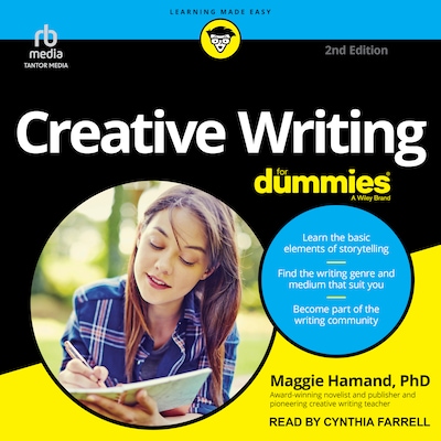 Creative Writing For Dummies, 2nd Edition – omslag til lydbogen af Maggie Hamand, PhD