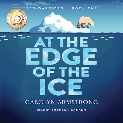 At The Edge Of The Ice – omslag til lydbogen af Carolyn Armstrong
