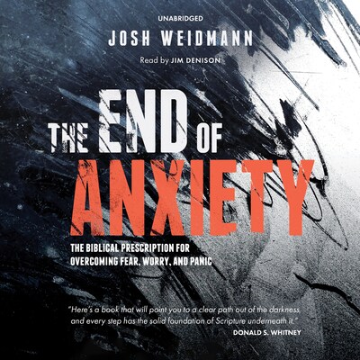 The End of Anxiety – omslag til lydbogen af Josh Weidmann