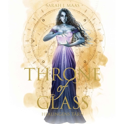 Throne of Glass #8: Healingens tårn – omslag til lydbogen af Sarah J. Maas