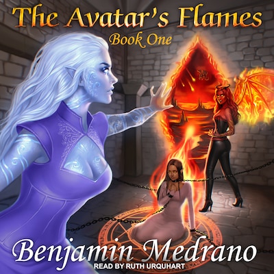The Avatar’s Flames – omslag til lydbogen af Benjamin Medrano