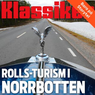 Rolls-turism i Norrbotten – omslag till ljudboken av Carl Legelius,Klassiker