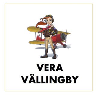 Vera Vällingby – omslag till ljudboken av Viktor Åkerblom