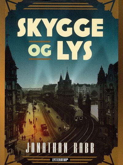 Skygge og lys – omslag til lydbogen af Jonathan Rabb