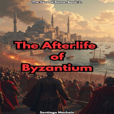 The Afterlife of Byzantium – omslag til lydbogen af Santiago Machain