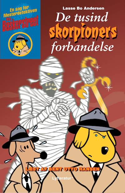 De tusind skorpioners forbandelse – omslag til lydbogen af Lasse Bo Andersen
