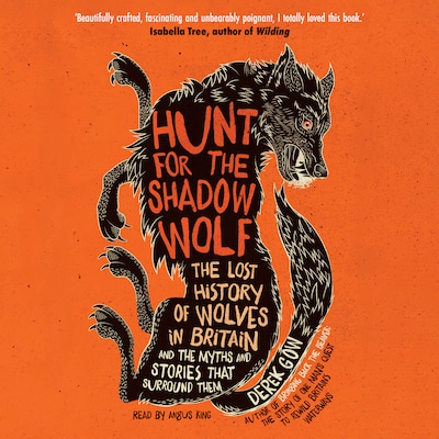 Hunt for the Shadow Wolf – omslag til lydbogen af Derek Gow