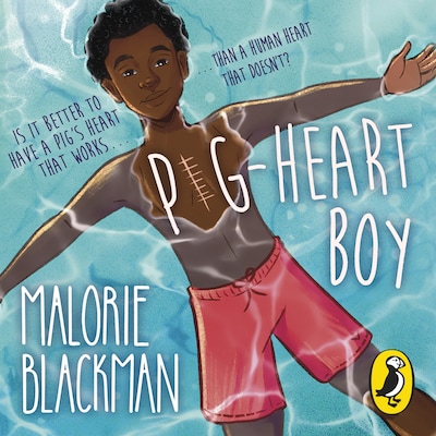 Pig-Heart Boy – omslag til lydbogen af Malorie Blackman