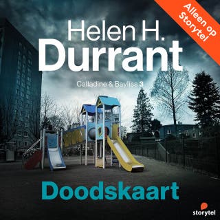 Doodskaart – omslag van het luisterboek van Helen H. Durrant