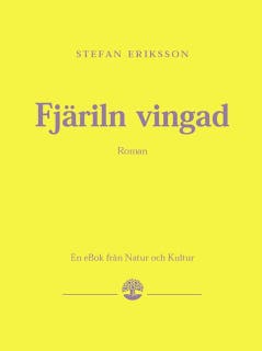 Fjäriln vingad – omslag till ljudboken av Stefan Eriksson