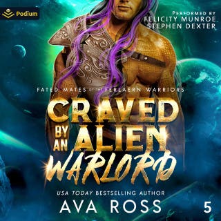 Craved by an Alien Warlord: Fated Mates of the Ferlaern Warriors, Book 5 – omslag till ljudboken av Ava Ross