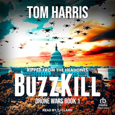 BuzzKill – omslag til lydbogen af Tom Harris