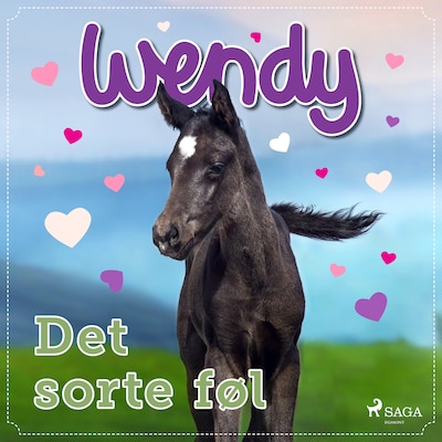 Wendy – Det sorte føl – omslag til lydbogen af diverse