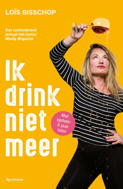 Ik drink niet meer – omslag van het luisterboek van Loïs Bisschop