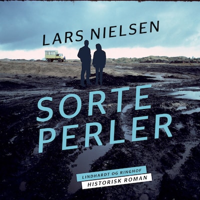 Sorte perler – omslag til lydbogen af Lars Nielsen