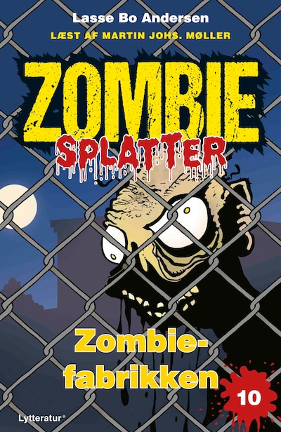 Zombie-fabrikken – omslag til lydbogen af Lasse Bo Andersen