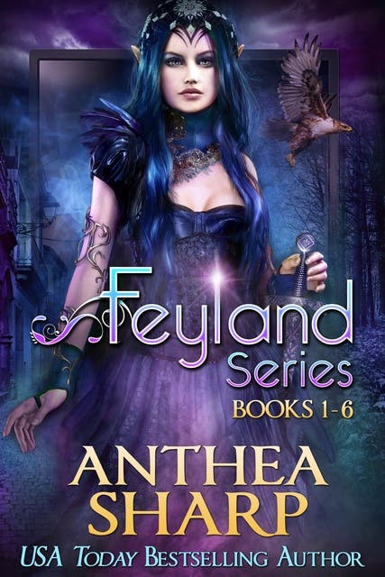 Feyland: The Complete Series: A Gamer/Fantasy series – omslag til lydbogen af Anthea Sharp