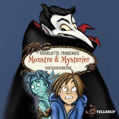 Monstre & Mysterier #3: Kistekrabberne – omslag til lydbogen af Charlotte Frobenius, Charlotte Forbenius