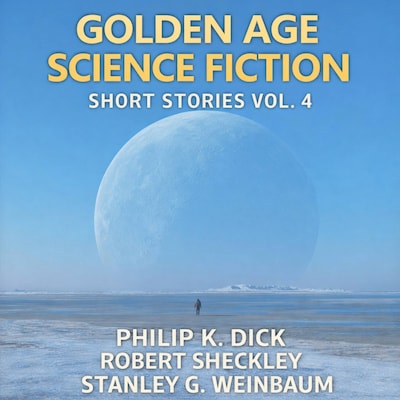 Golden Age Science Fiction Short Stories Vol. 4 – omslag til lydbogen af Philip K. Dick, Robert Sheckley, Stanley G. Weinbaum