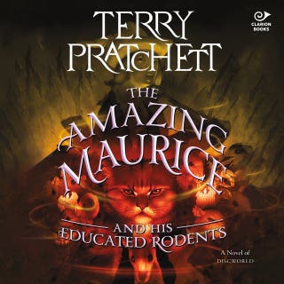 The Amazing Maurice and His Educated Rodents – omslag til lydbogen af Terry Pratchett
