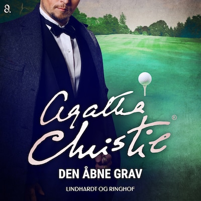 Den åbne grav – omslag til lydbogen af Agatha Christie
