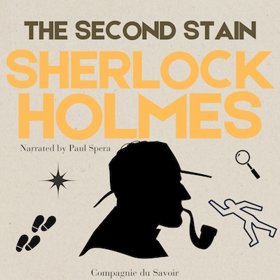 The Second Stain – omslag til lydbogen af Arthur Conan Doyle