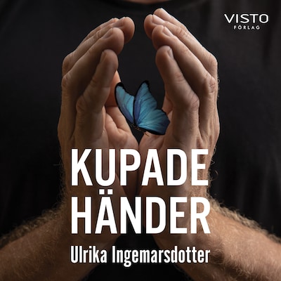Kupade händer – omslag till ljudboken av Ulrika Ingemarsdotter