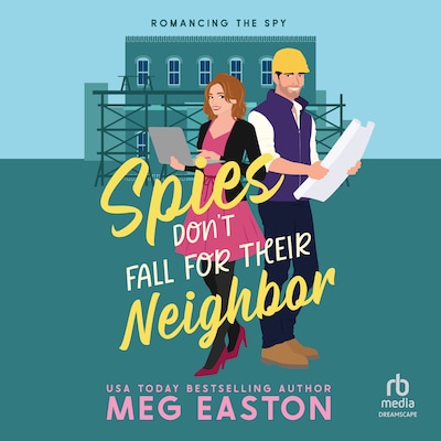 Spies Don't Fall for Their Neighbor – omslag til lydbogen af Meg Easton