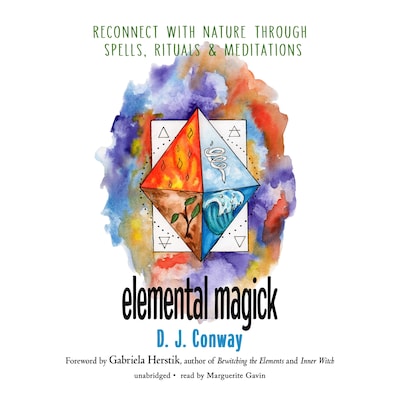 Elemental Magick – omslag til lydbogen af D. J. Conway