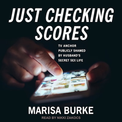 Just Checking Scores – omslag til lydbogen af Marisa Burke