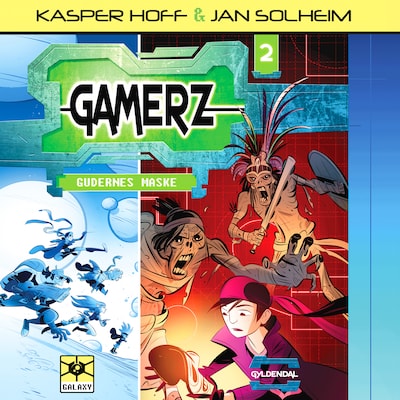 Gamerz 2 - Gudernes maske – omslag til lydbogen af Kasper Hoff