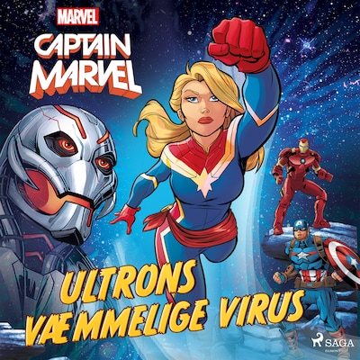 Captain Marvel - Ultrons væmmelige virus – omslag til lydbogen af Marvel