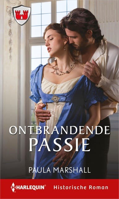 Ontbrandende passie – omslag van het luisterboek van Paula Marshall