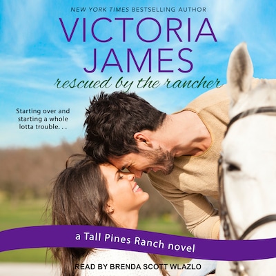 Rescued by the Rancher – omslag til lydbogen af Victoria James