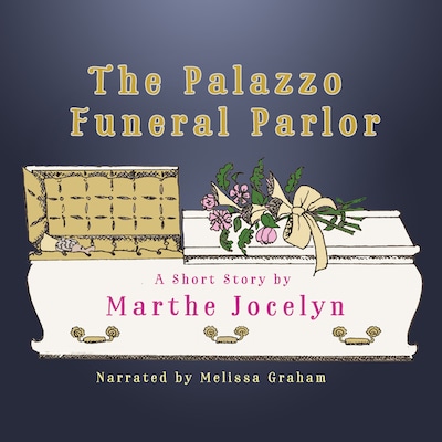 The Palazzo Funeral Parlor – omslag till ljudboken av Marthe Jocelyn