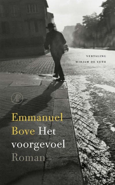 Het voorgevoel: roman – omslag van het luisterboek van Emmanuel Bove