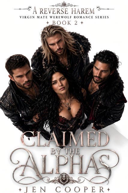 Claimed By The Alphas: Her Forced Proximity With The Alpha Males – omslag til lydbogen af Jen Cooper