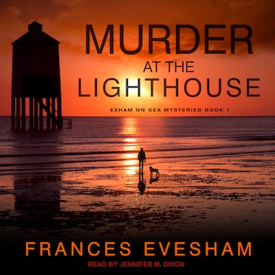 Murder at the Lighthouse – omslag til lydbogen af Frances Evesham