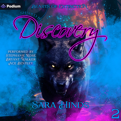 Shaped by Discovery – omslag til lydbogen af Sara Hinds