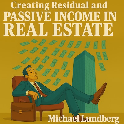 Creating Residual and Passive Income in Real Estate – omslag til lydbogen af Michael Lundberg
