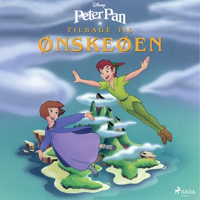 Peter Pan 2 - Tilbage til Ønskeøen – omslag til lydbogen af Disney